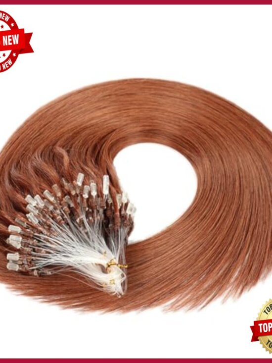 24 Inch Human Hair Micro Loop Extensions 50 Strands Brazilian Remy